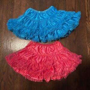 Girls Hanna Andersson crinoline skirts- lot of 2 size 90